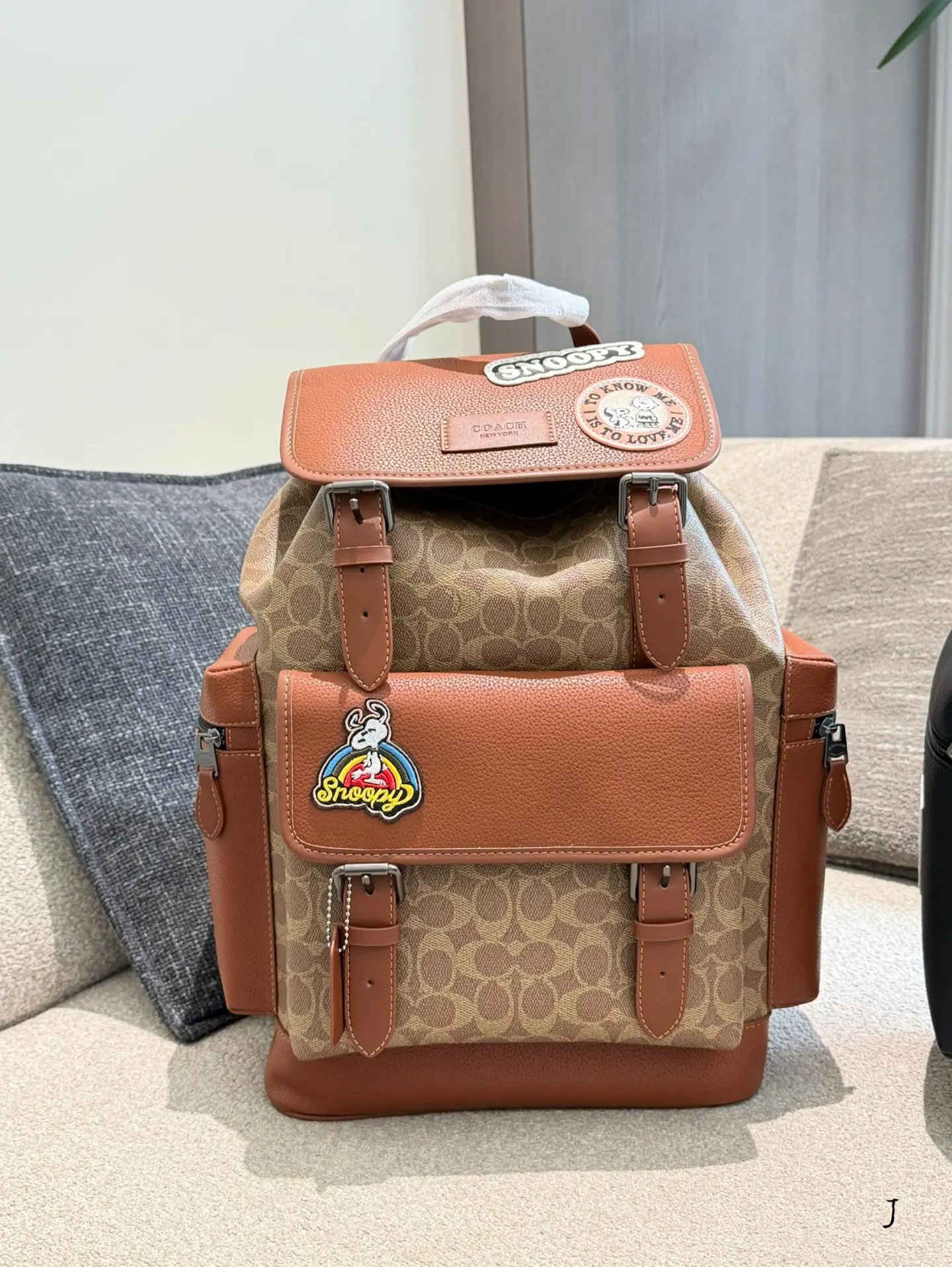 Sprint Signature Coated Canvas Backpack D35518031 — view 11