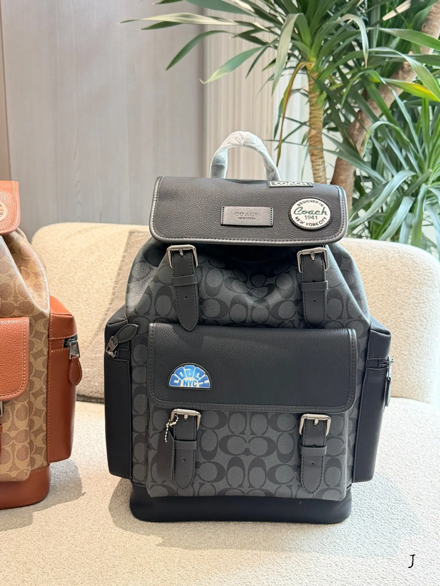 Sprint Signature Coated Canvas Backpack D35518031 — view 12