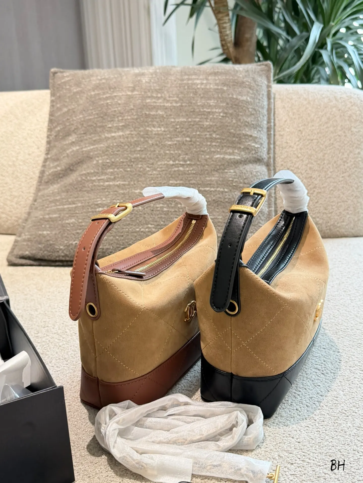 Chanel 26S Suede Lunchbox Bag D35518170 — view 6