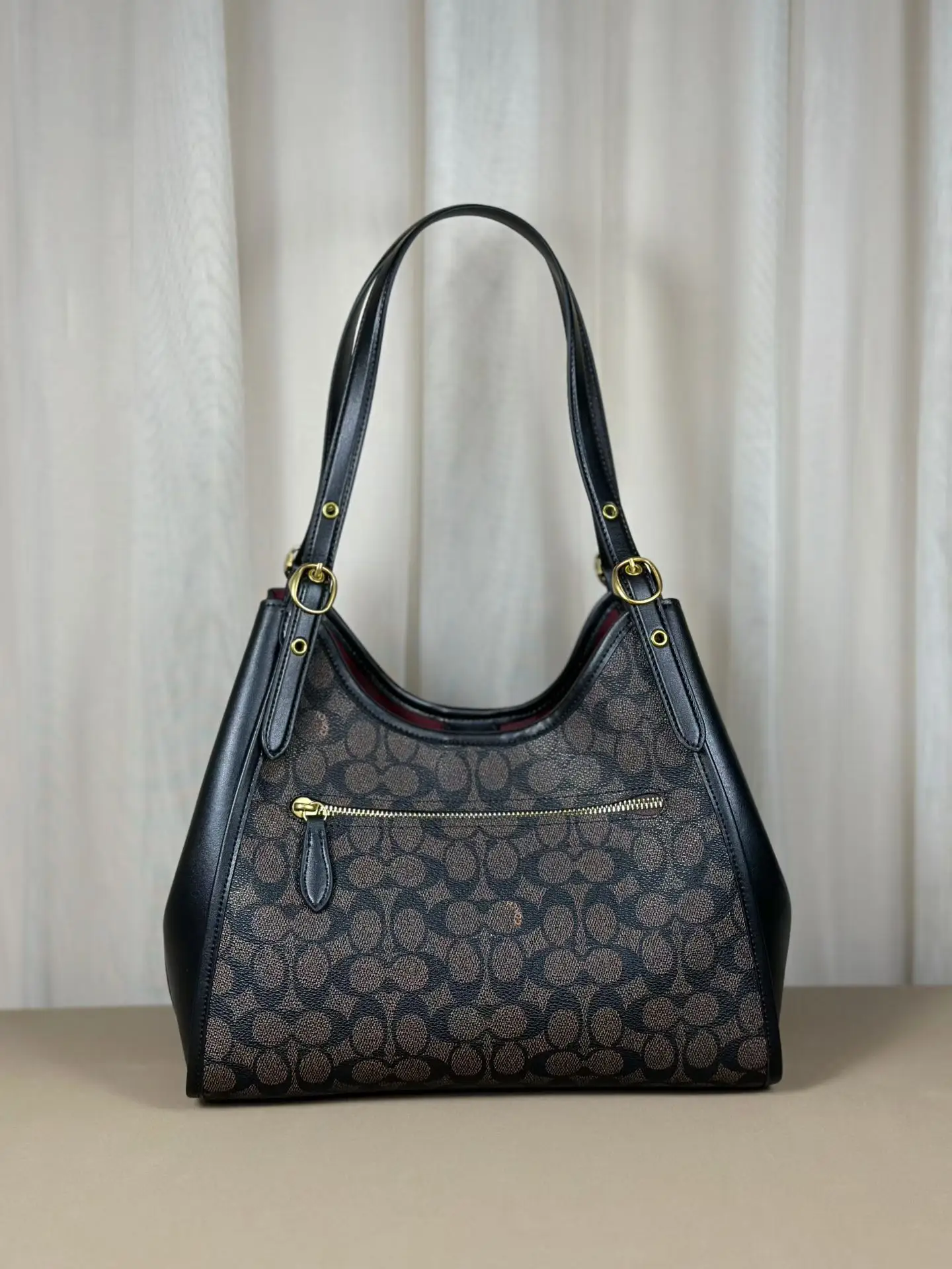 Erin Signature Coated Canvas Shoulder Bag D39018077 — view 3