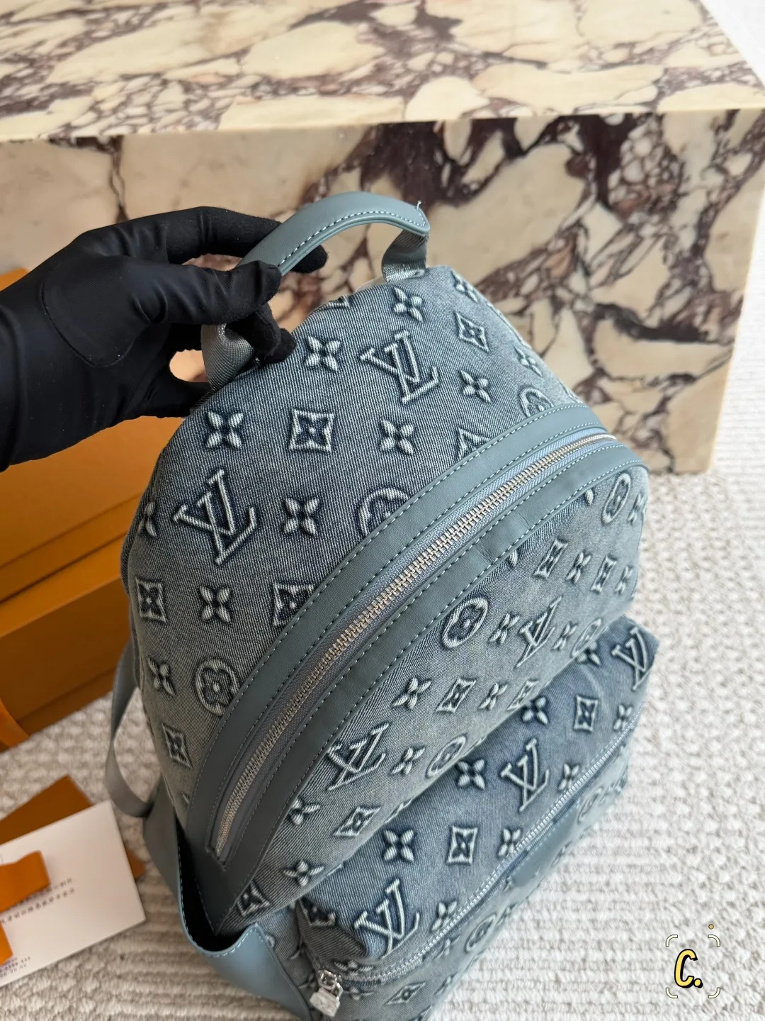Monogram Denim Backpack D39518458 — view 2