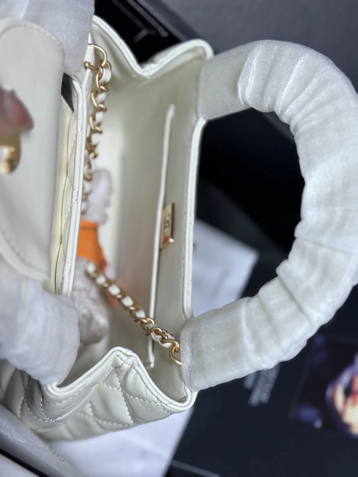 23K Kelly Quilted Leather Top-Handle Bag D41017847 — view 9