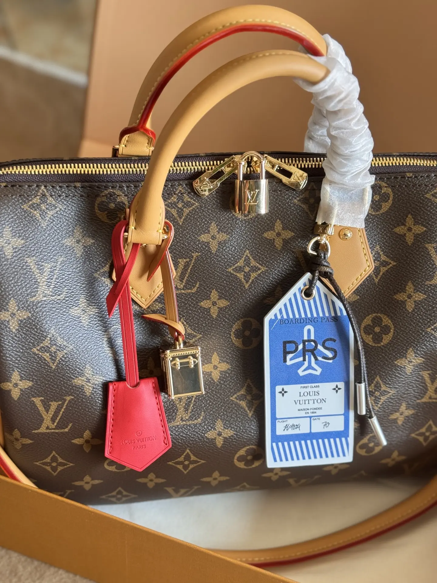 Speedy Bandoulière 30 Monogram Top-Handle Bag D48017791 — view 3