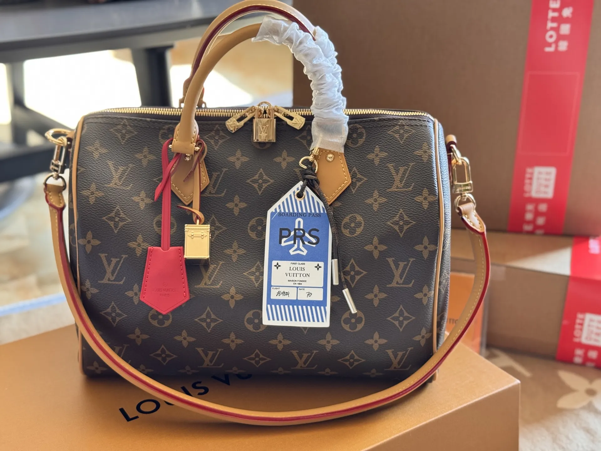 Speedy Bandoulière 30 Monogram Top-Handle Bag D48017791 — view 8