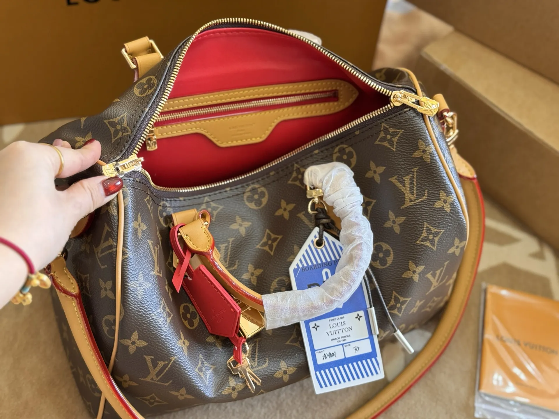 Speedy Bandoulière 30 Monogram Top-Handle Bag D48017791 — view 9