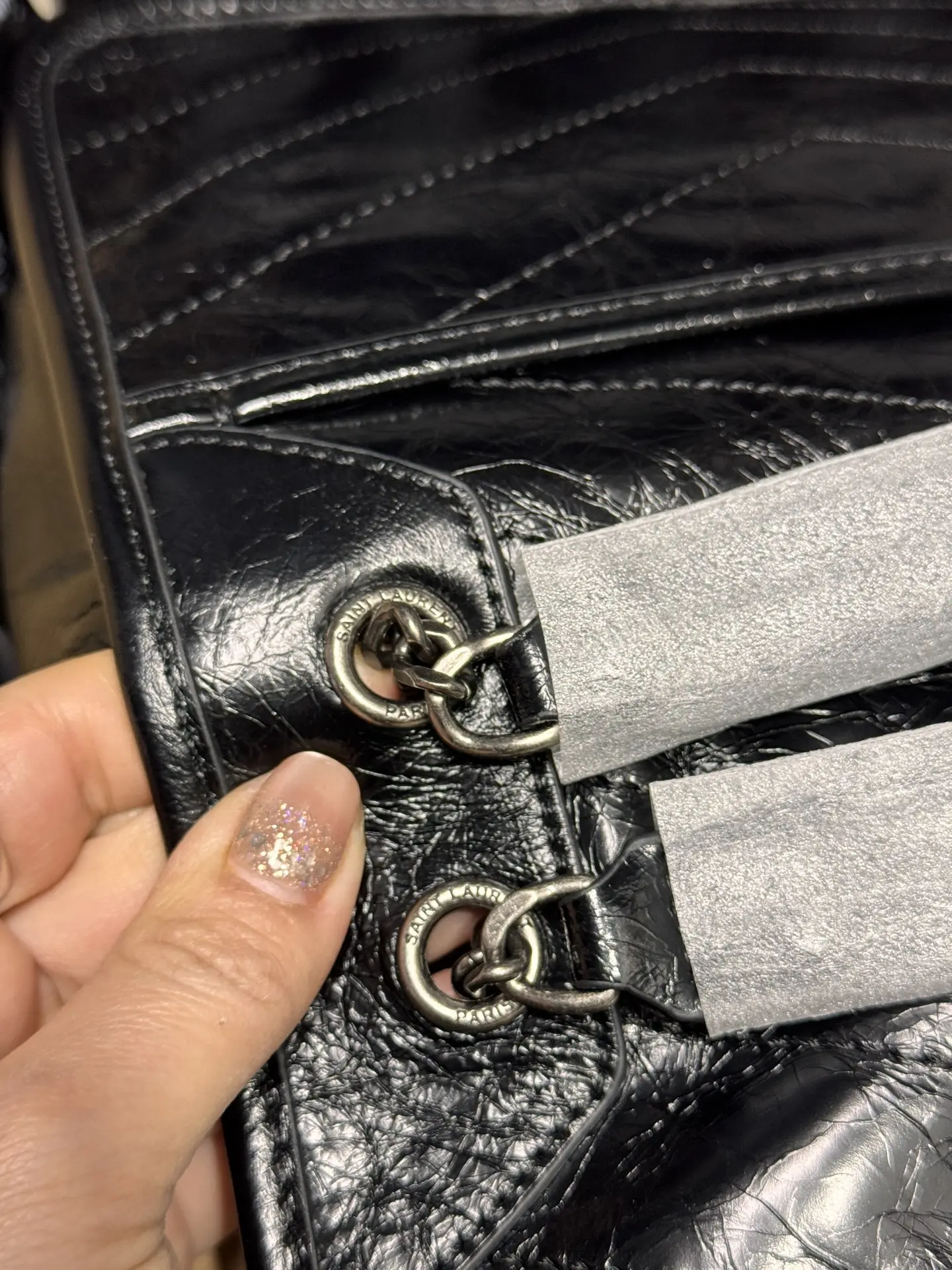Saint Laurent Niki D-Buckle Shoulder Bag D50017770 — view 3