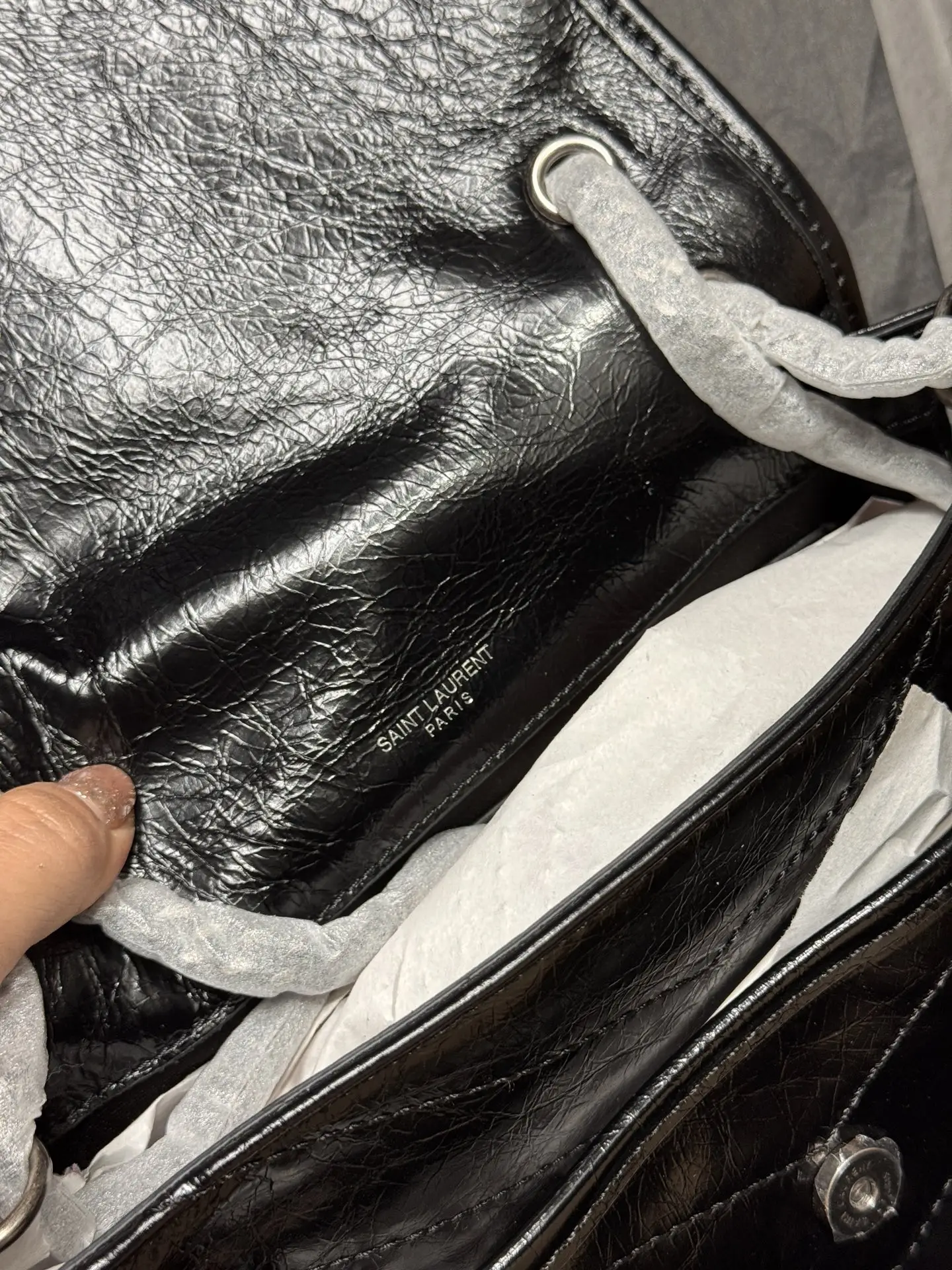 Saint Laurent Niki D-Buckle Shoulder Bag D50017770 — view 5