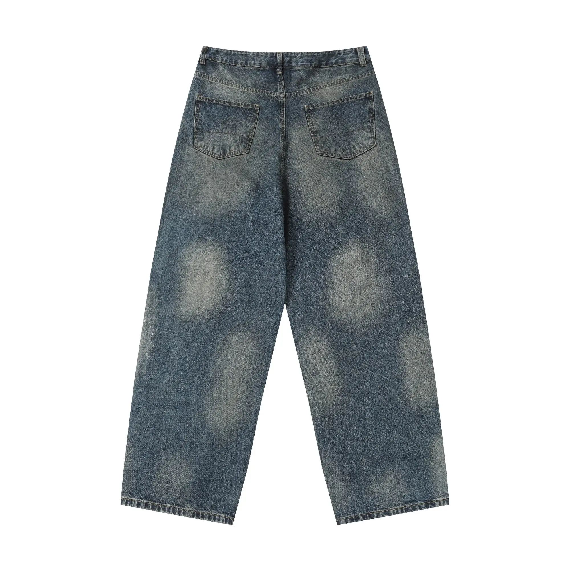 ANCELLM Distressed Tapered-Leg Jeans D20020559 — view 2