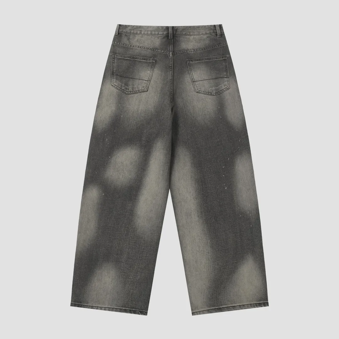 ANCELLM Distressed Tapered Jeans D20020557 — view 11