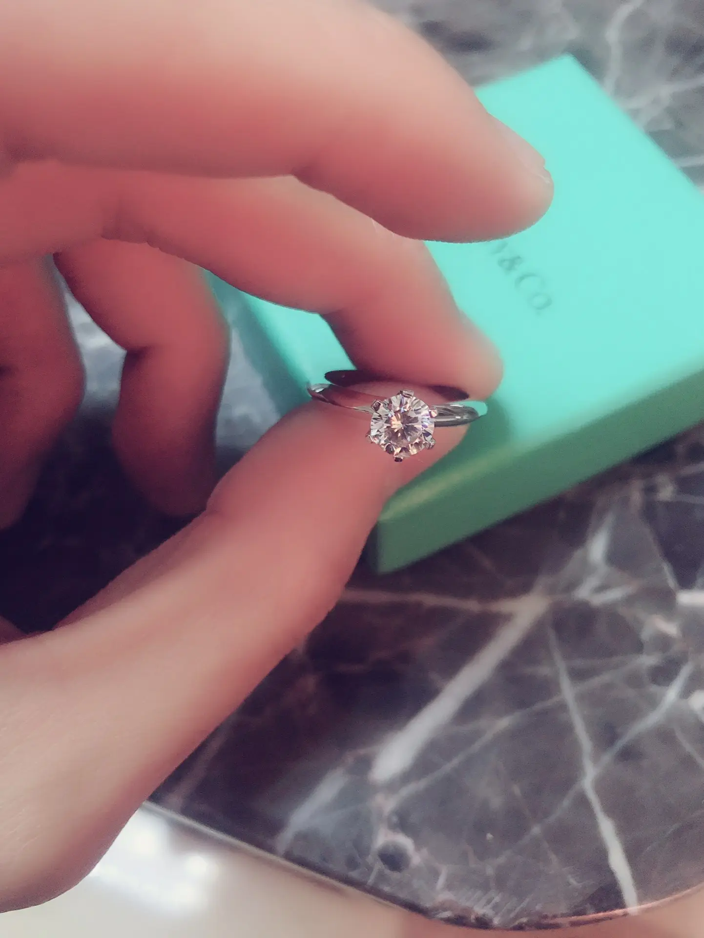 Classic Six-Prong Solitaire Ring (Sterling Silver) D17016661 — view 5