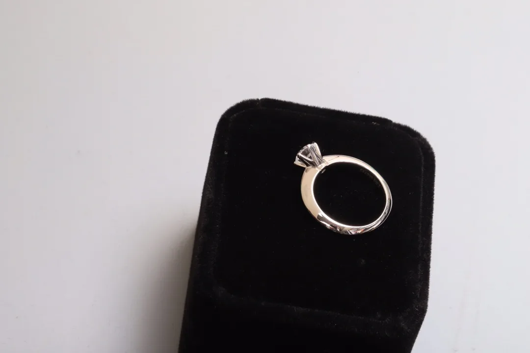 Classic Six-Prong Solitaire Ring (Sterling Silver) D17016661 — view 7