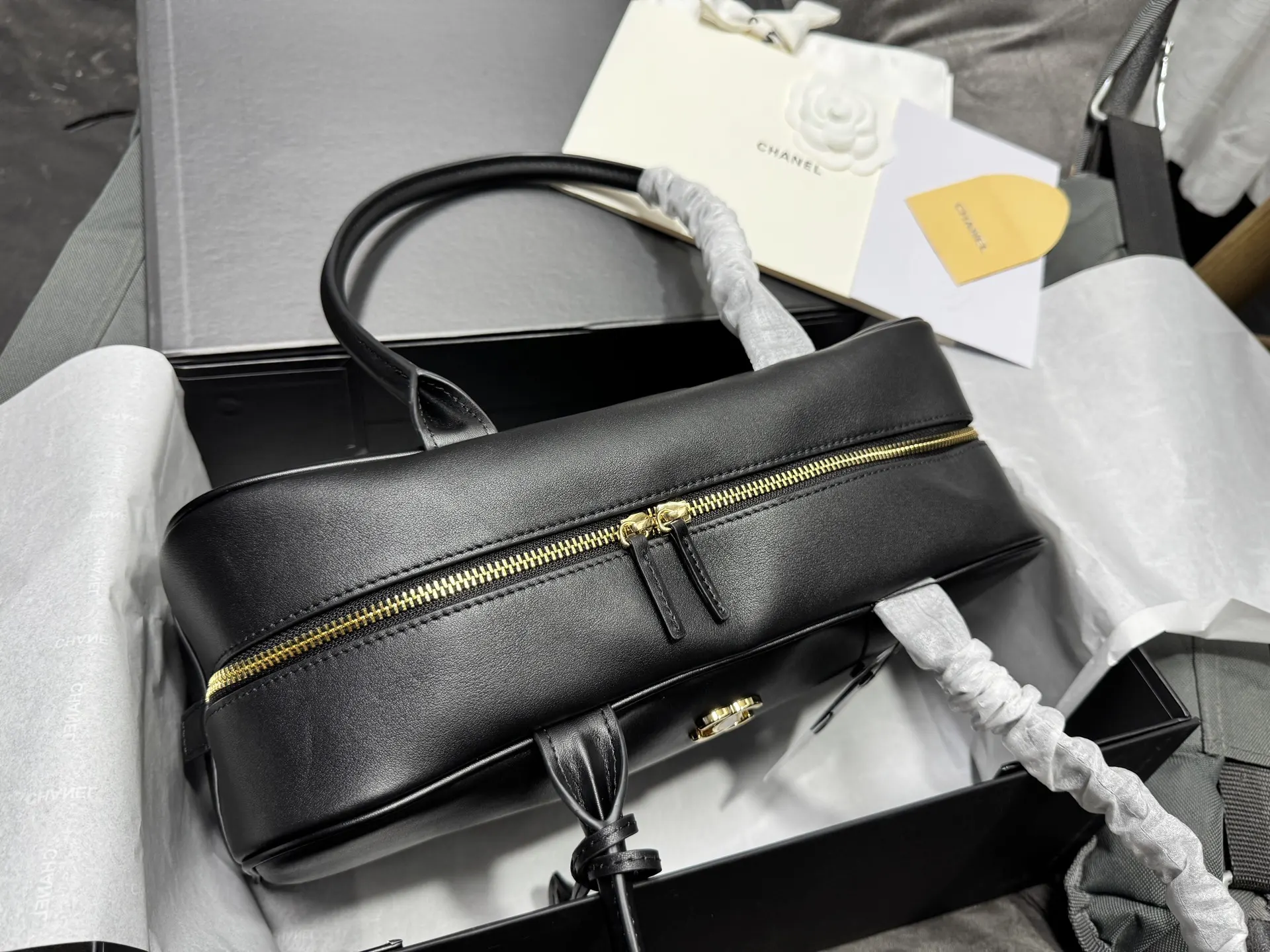 Chanel Bowling Bag in Smooth Leather D53017837 — view 5