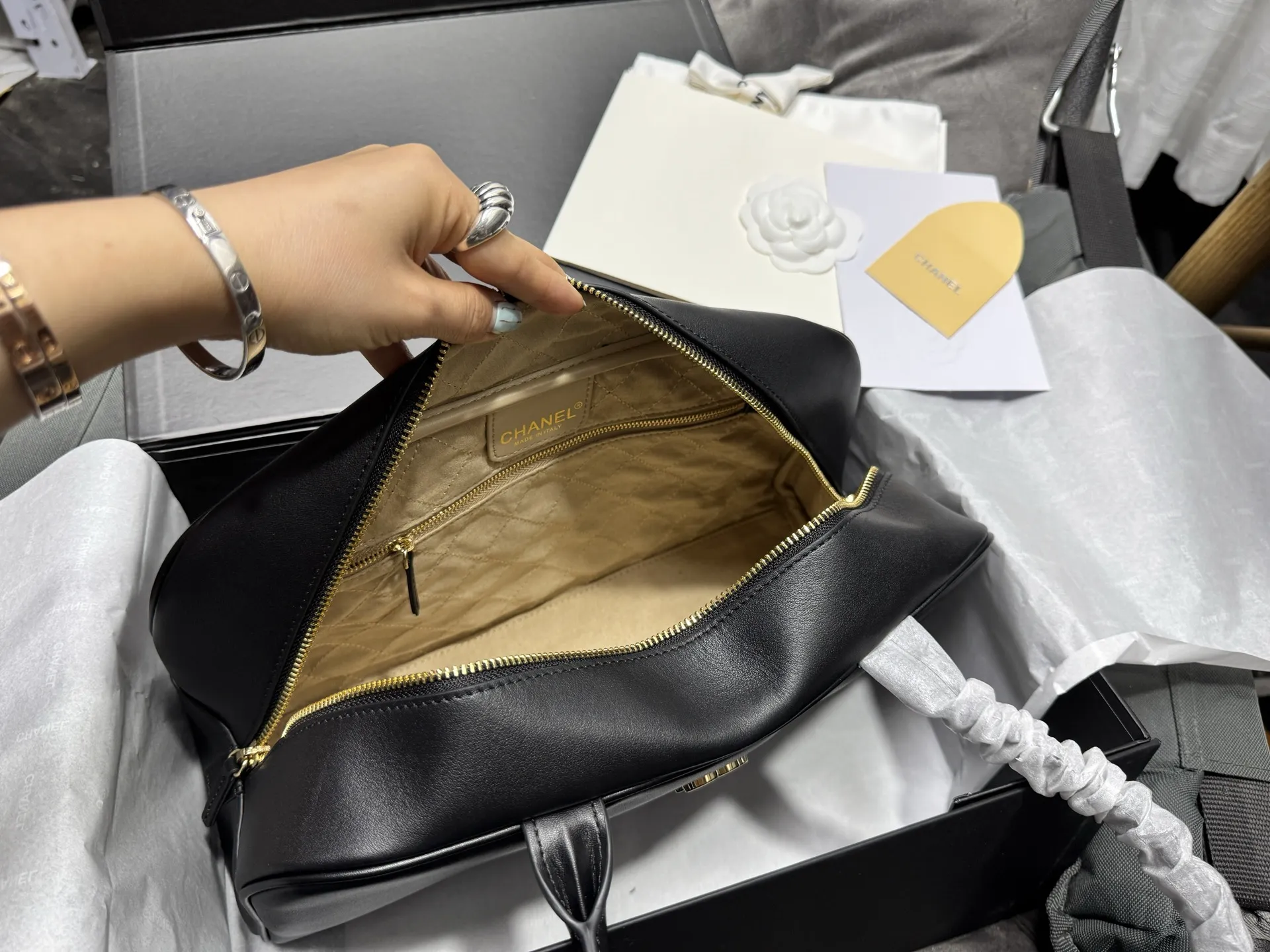 Chanel Bowling Bag in Smooth Leather D53017837 — view 8