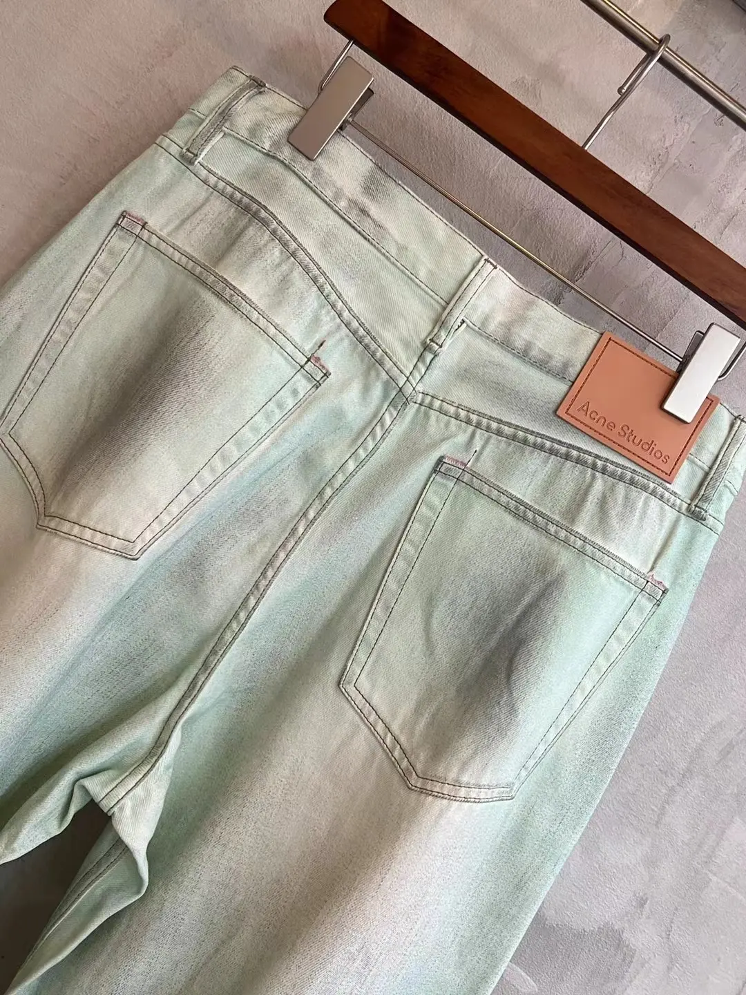 1981M Distressed Mud-Dye Luminous Jeans D22020555 — view 16