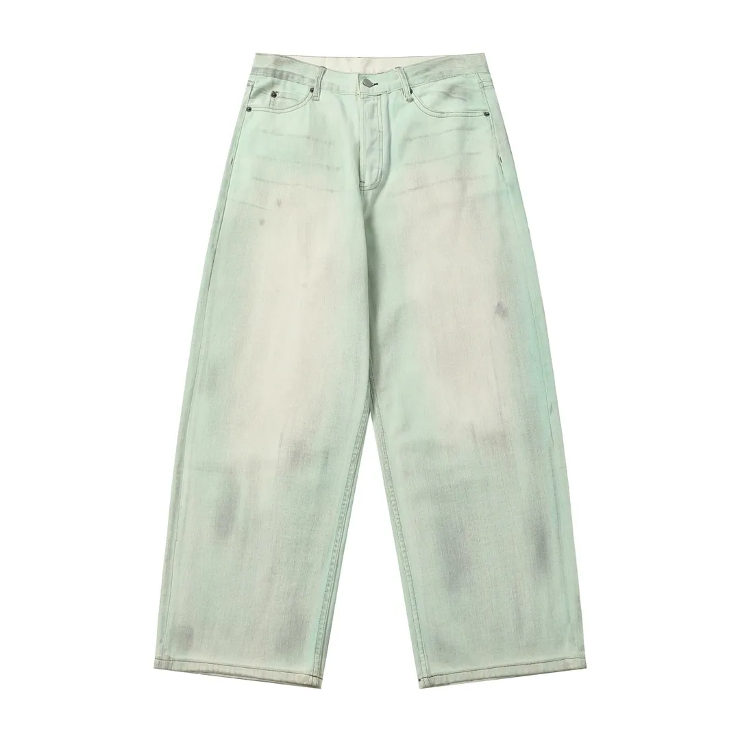 1981M Distressed Mud-Dye Luminous Jeans D22020555 — view 19