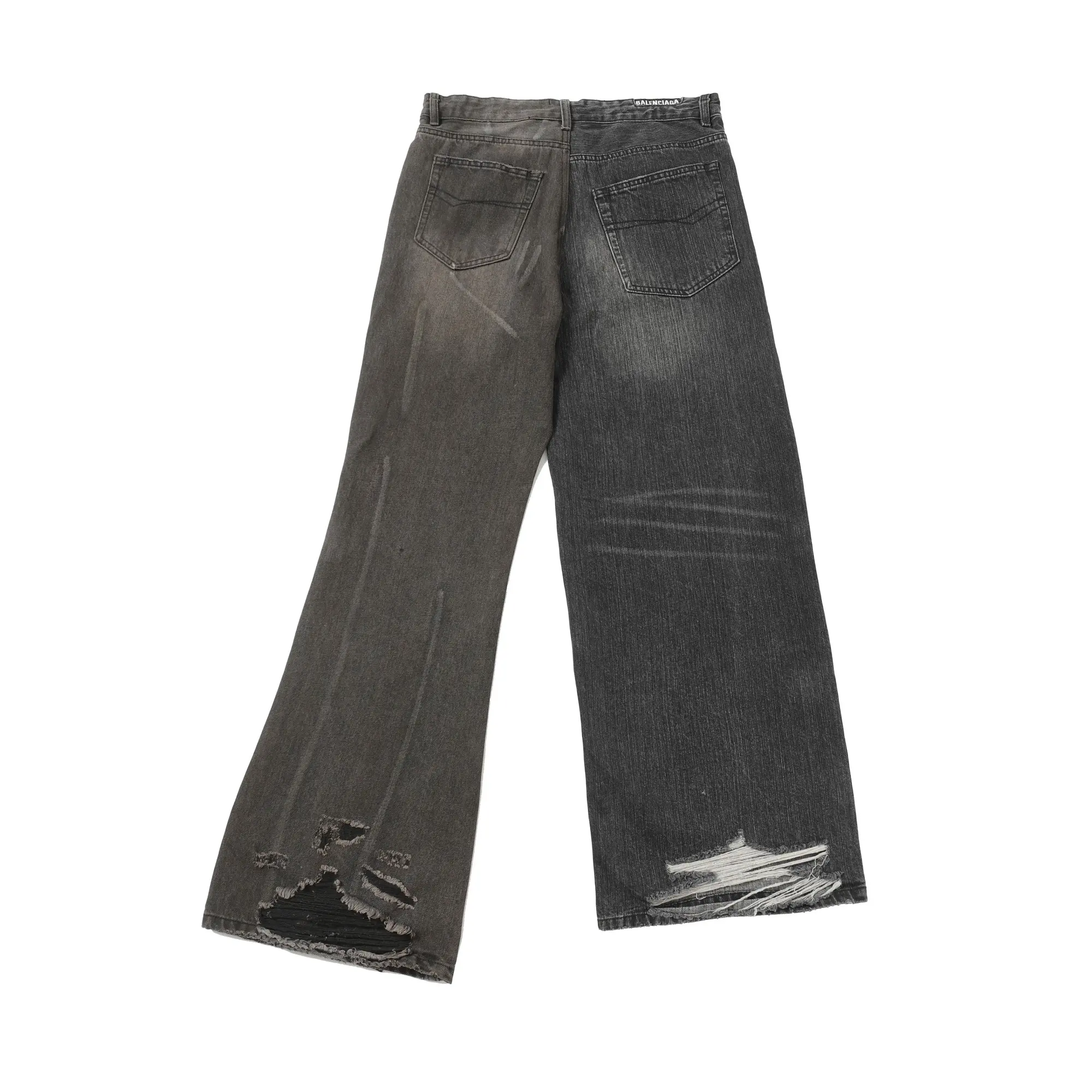 Asymmetric Hybrid Straight and Flare Jeans D23520564 — view 11