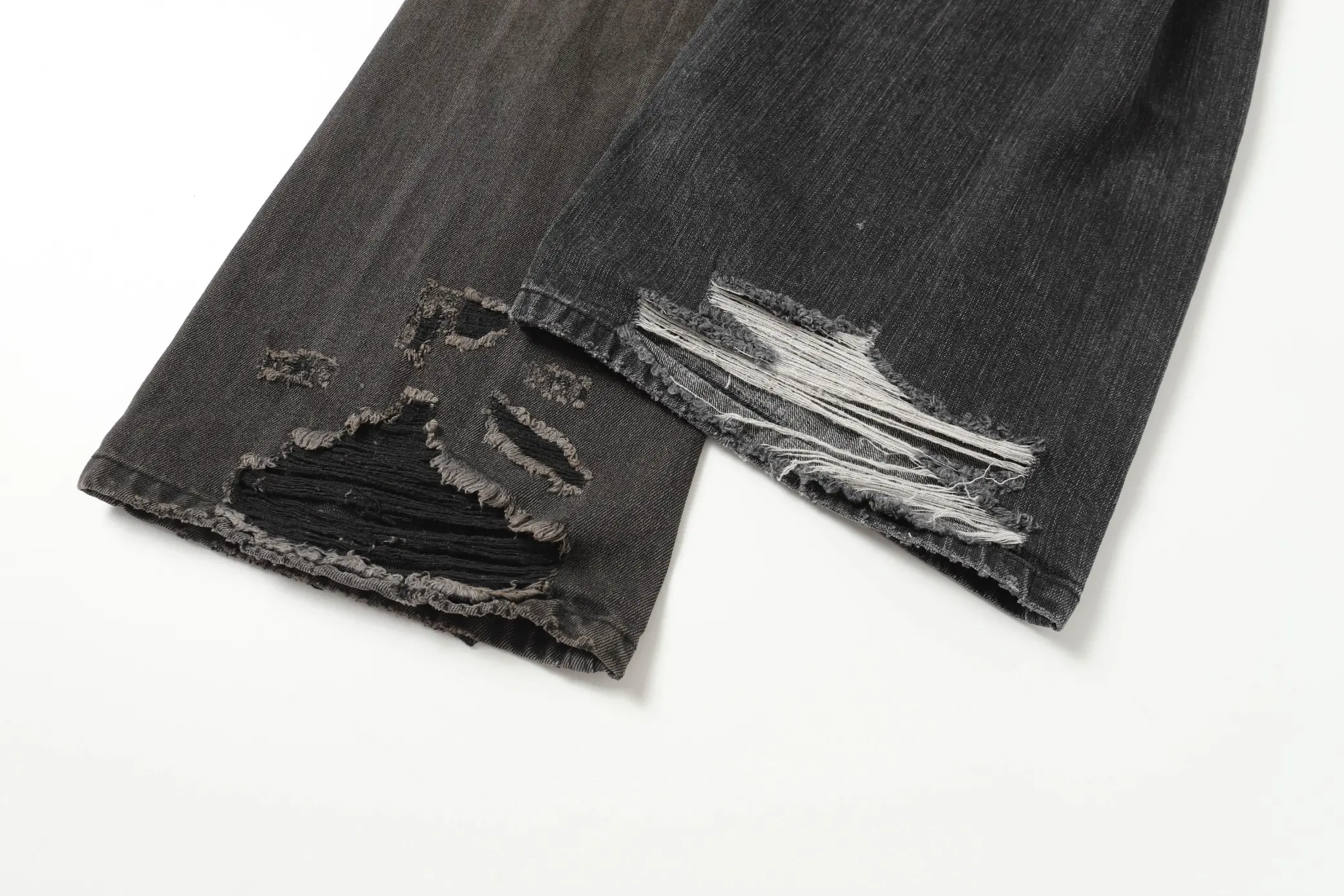 Asymmetric Hybrid Straight and Flare Jeans D23520564 — view 14
