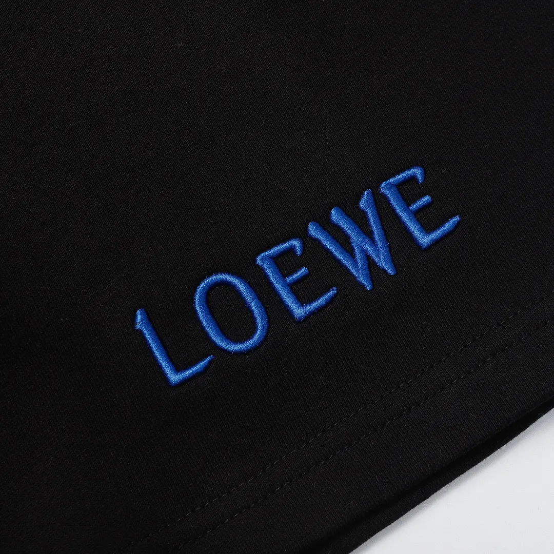 Embroidered Logo Cotton Jersey Shorts D17518701 — view 4