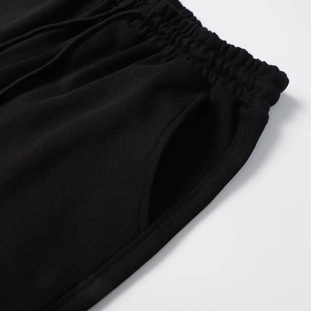 Embroidered Logo Cotton Jersey Shorts D17518701 — view 5