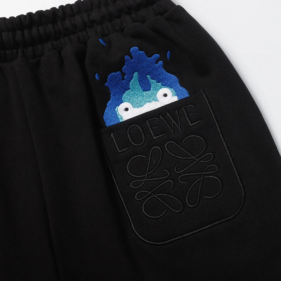 Embroidered Logo Cotton Jersey Shorts D17518701 — view 7