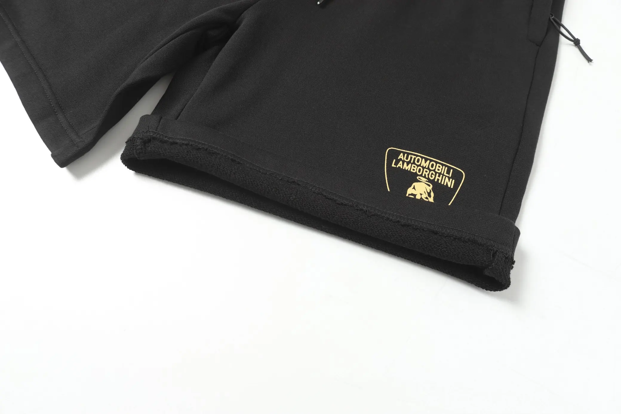 Balenciaga Lamborghini Logo Fleece Shorts D18518697 — view 4