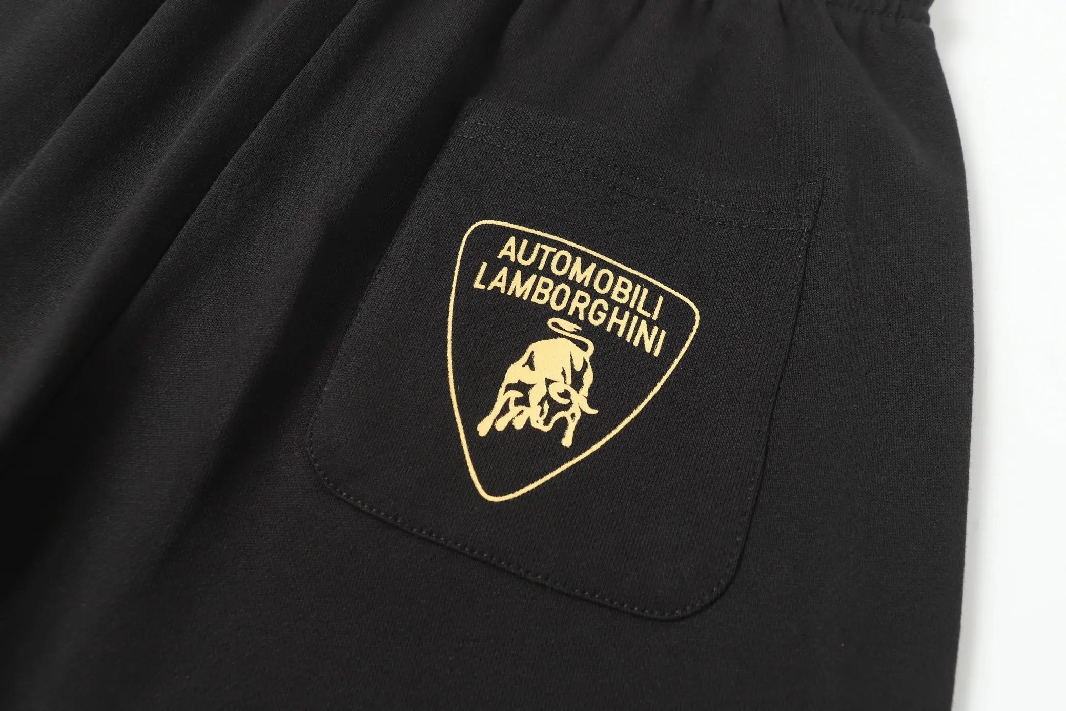 Balenciaga Lamborghini Logo Fleece Shorts D18518697 — view 6