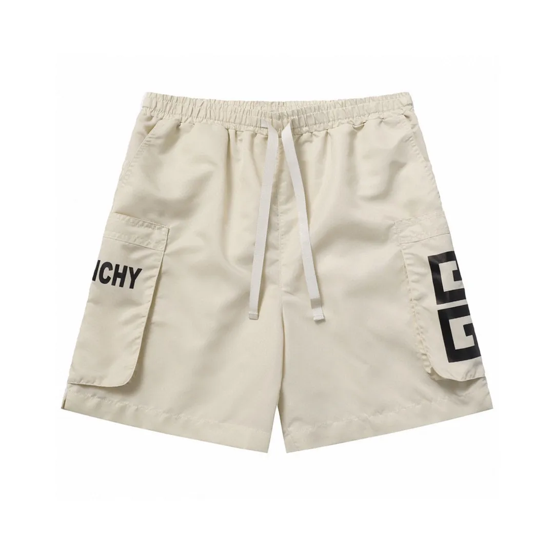 Logo-Print Cargo Sport Shorts D18012827