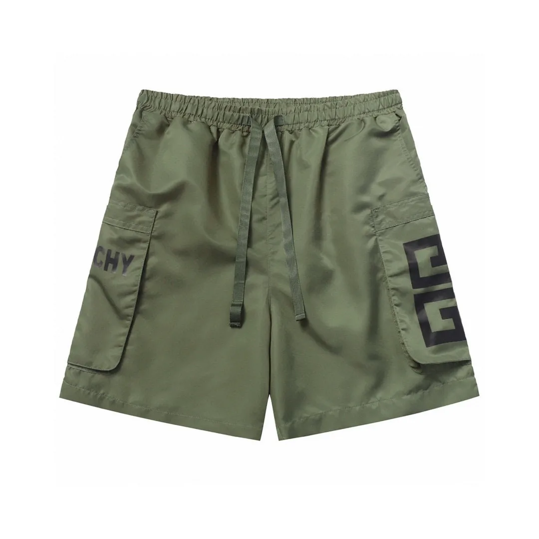 Logo-Print Cargo Swim Shorts D18012826