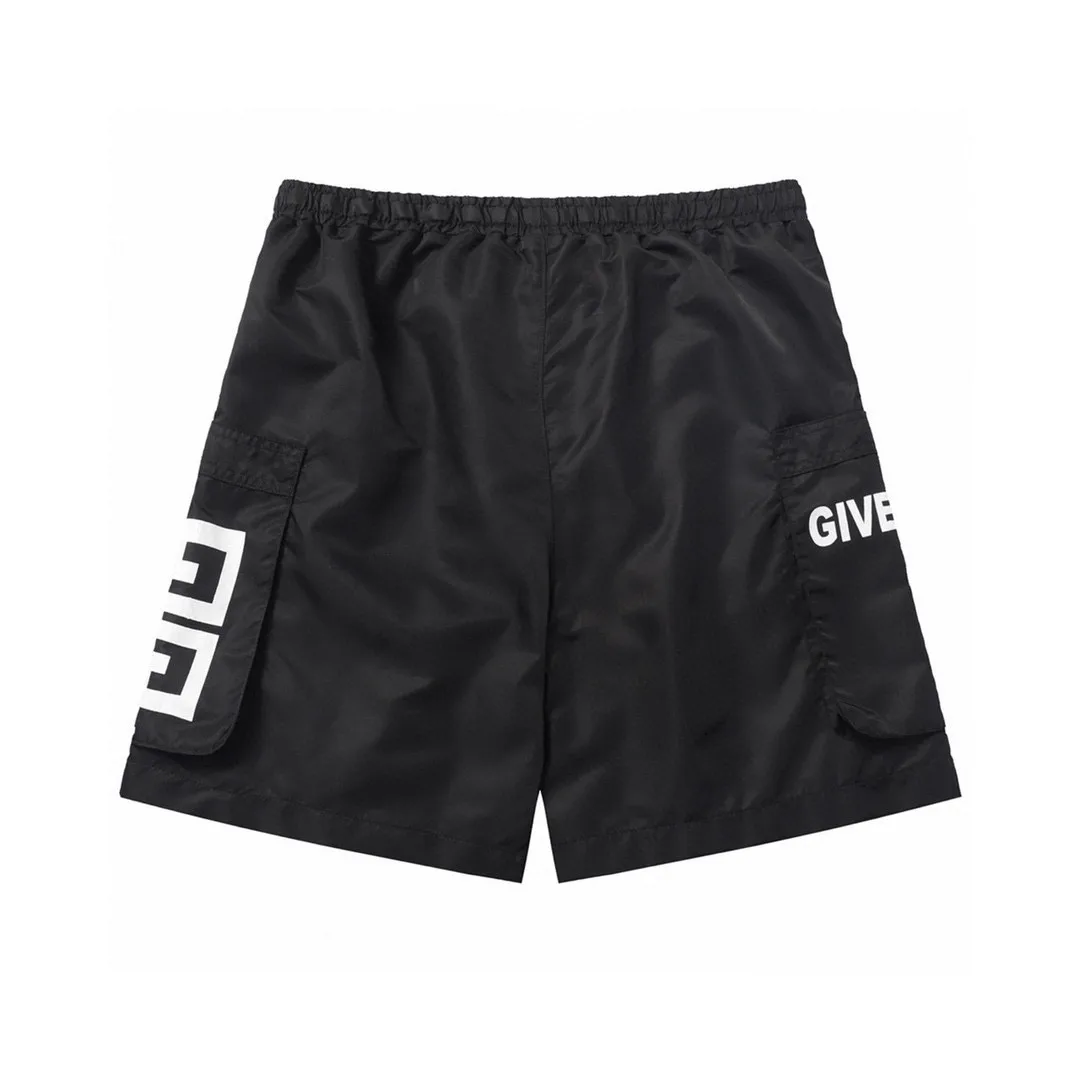 Logo-Print Cargo Swim Shorts D18012828
