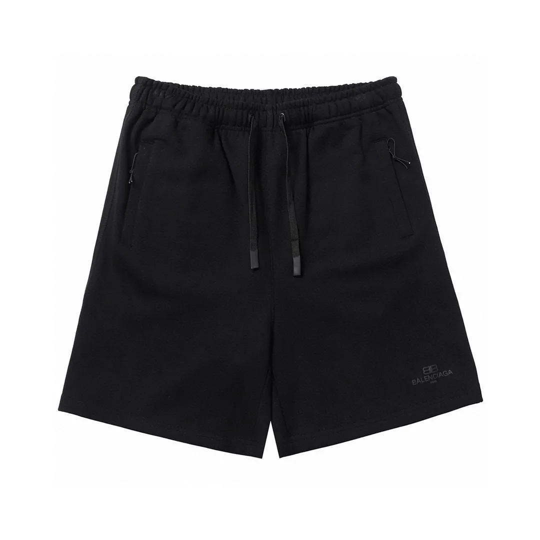 Balenciaga x Adidas Logo-Embroidered Fleece Shorts D18012824