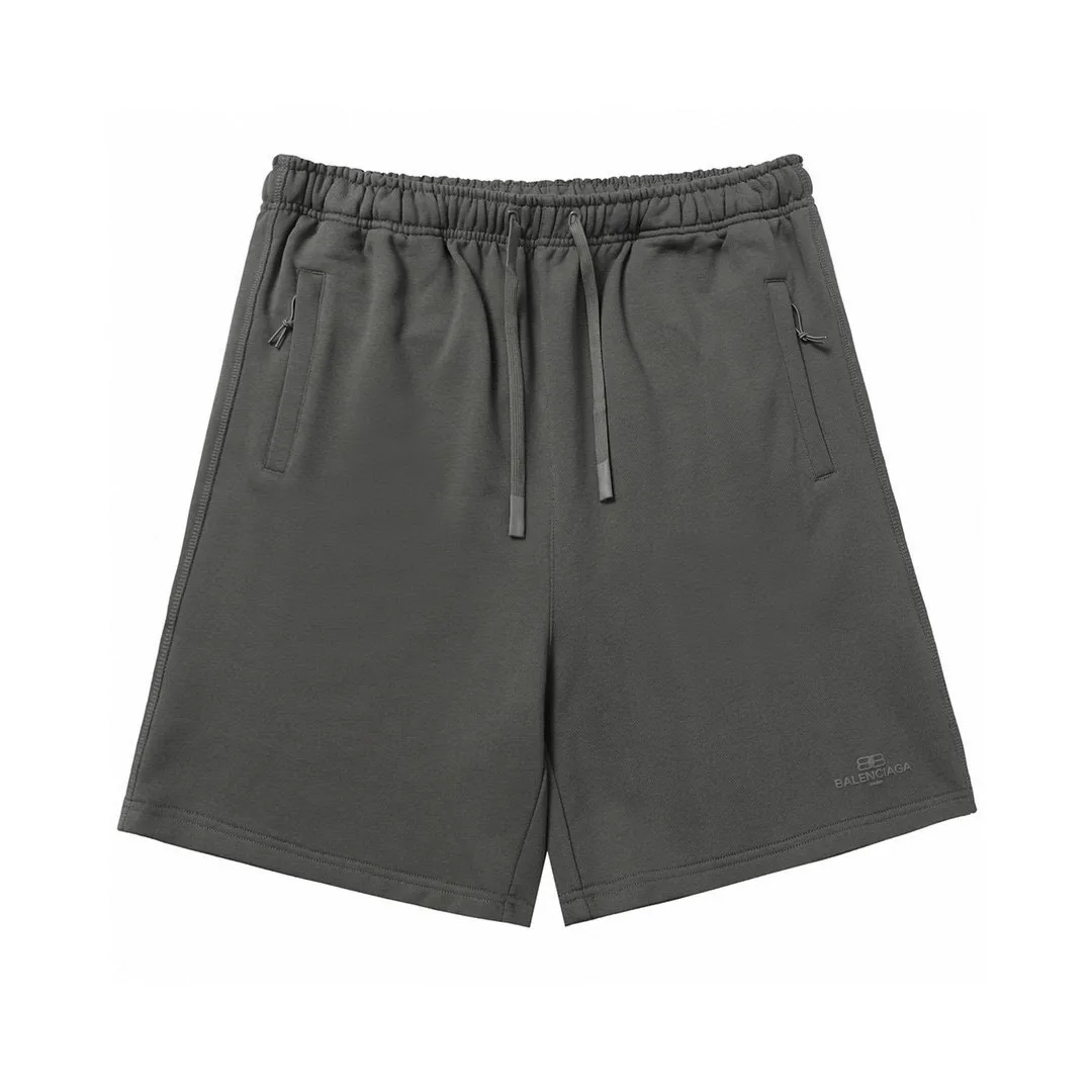 Balenciaga x Adidas Logo-Embroidered Fleece Shorts D18012825