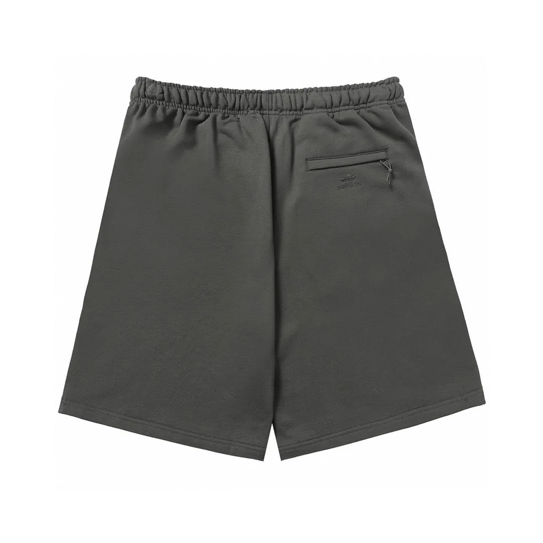 Balenciaga x Adidas Logo-Embroidered Fleece Shorts D18012825 — view 2