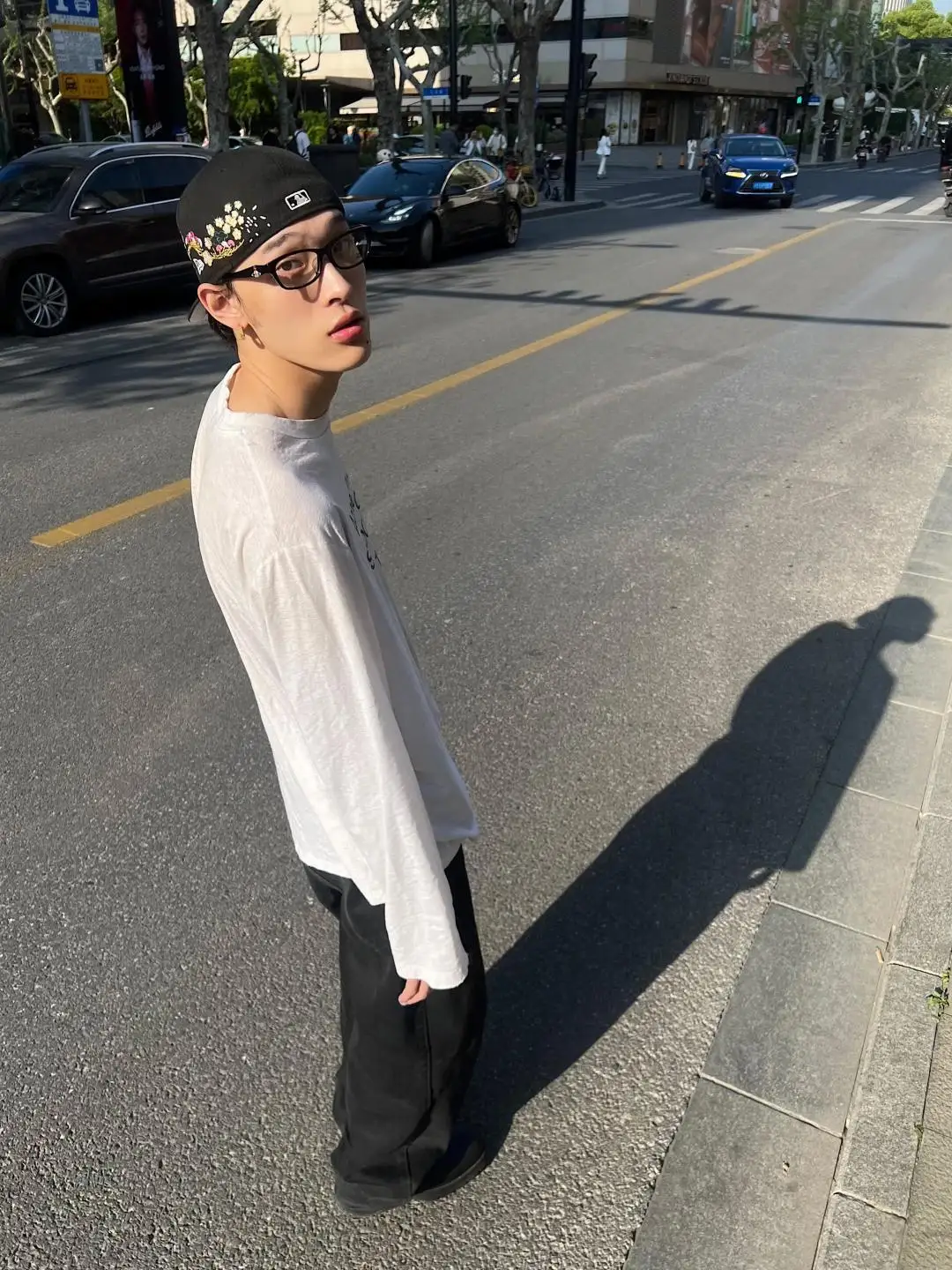 1996 Logo Print Slub Cotton Long-Sleeve T-Shirt D13023708 — view 7