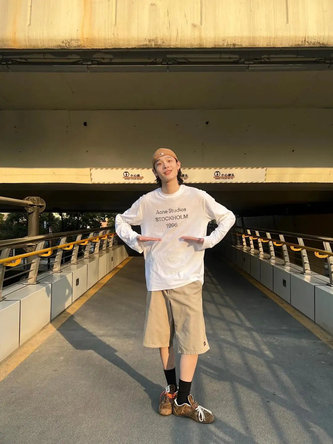 1996 Logo Print Slub Cotton Long-Sleeve T-Shirt D13023708 — view 10