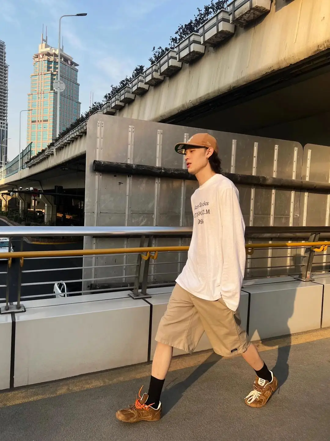 1996 Logo Print Slub Cotton Long-Sleeve T-Shirt D13023708 — view 11
