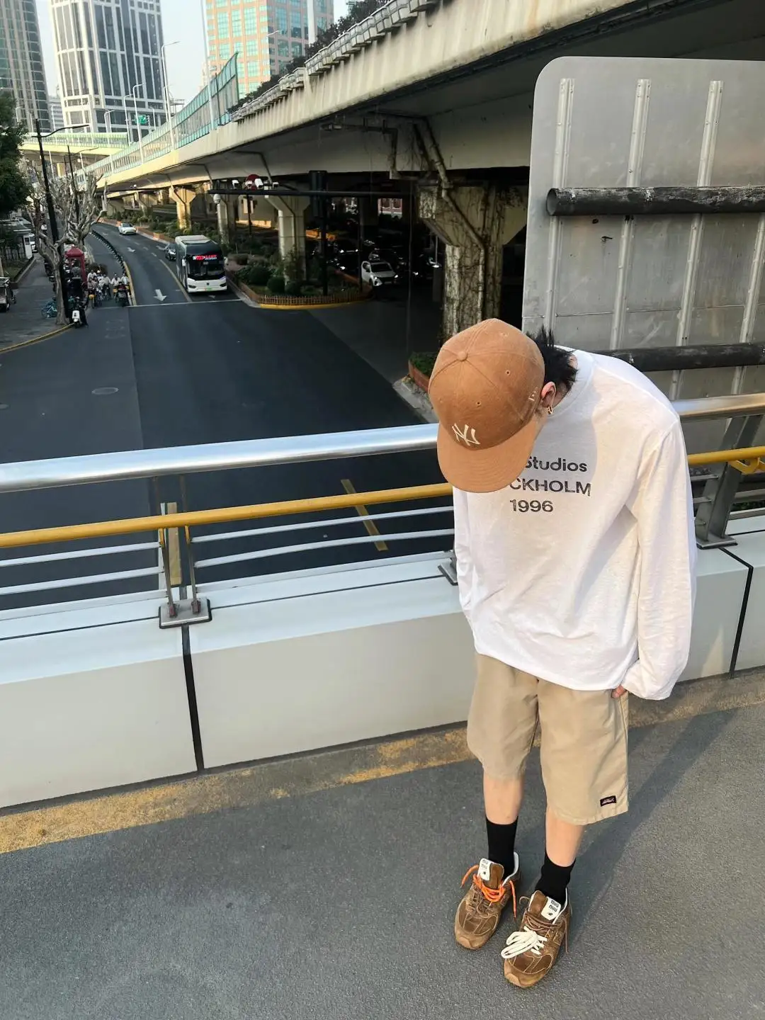 1996 Logo Print Slub Cotton Long-Sleeve T-Shirt D13023708 — view 12