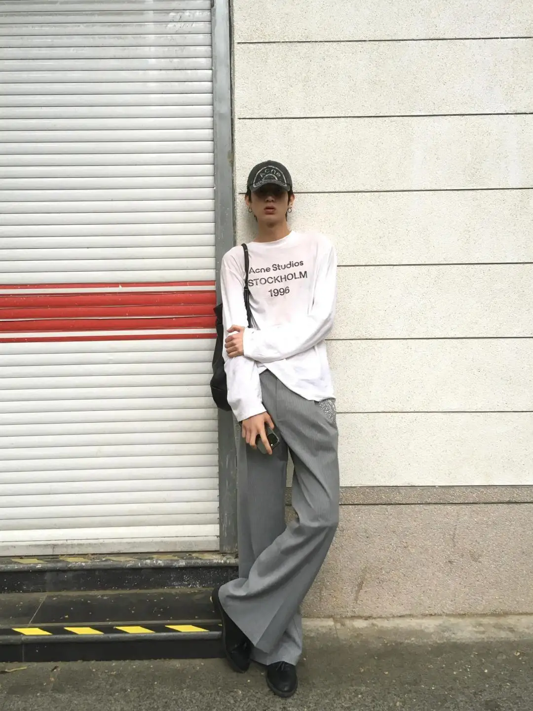 1996 Logo Print Slub Cotton Long-Sleeve T-Shirt D13023708 — view 17