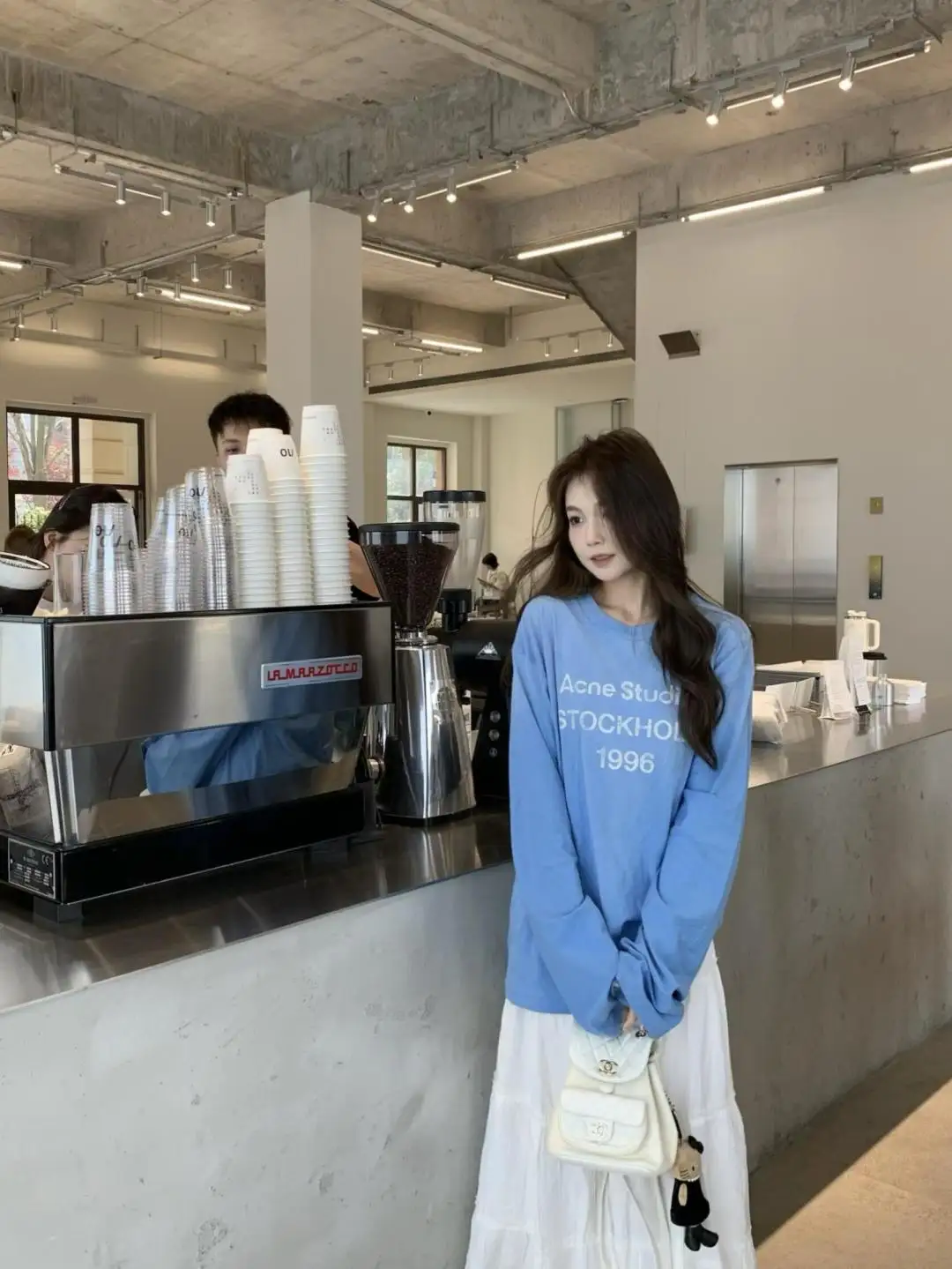 1996 Logo Print Slub Cotton Long-Sleeve T-Shirt D13023708 — view 29