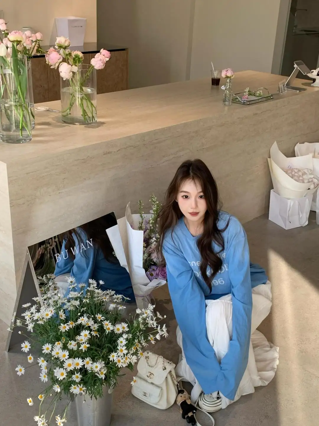 1996 Logo Print Slub Cotton Long-Sleeve T-Shirt D13023708 — view 30