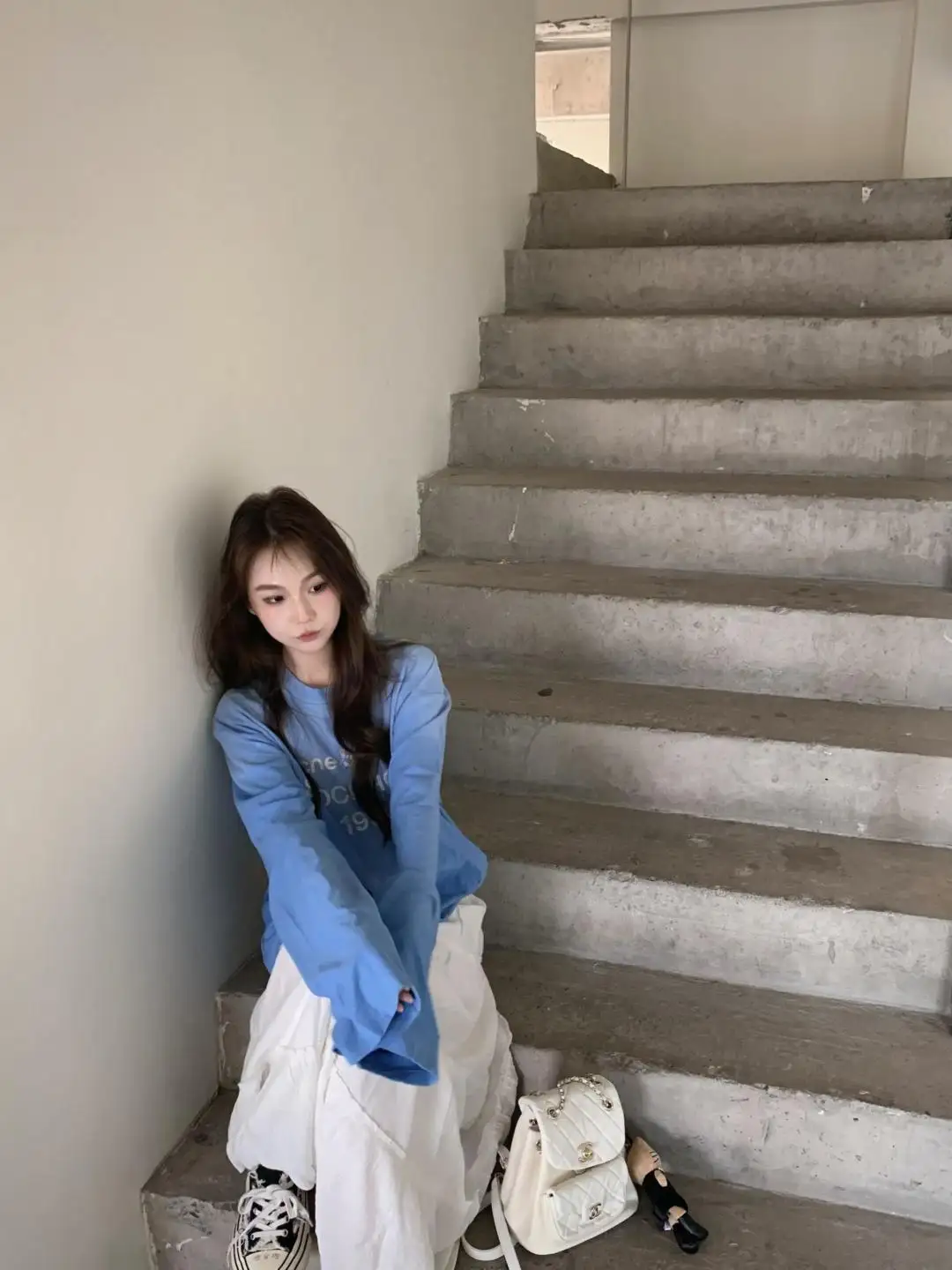 1996 Logo Print Slub Cotton Long-Sleeve T-Shirt D13023708 — view 34