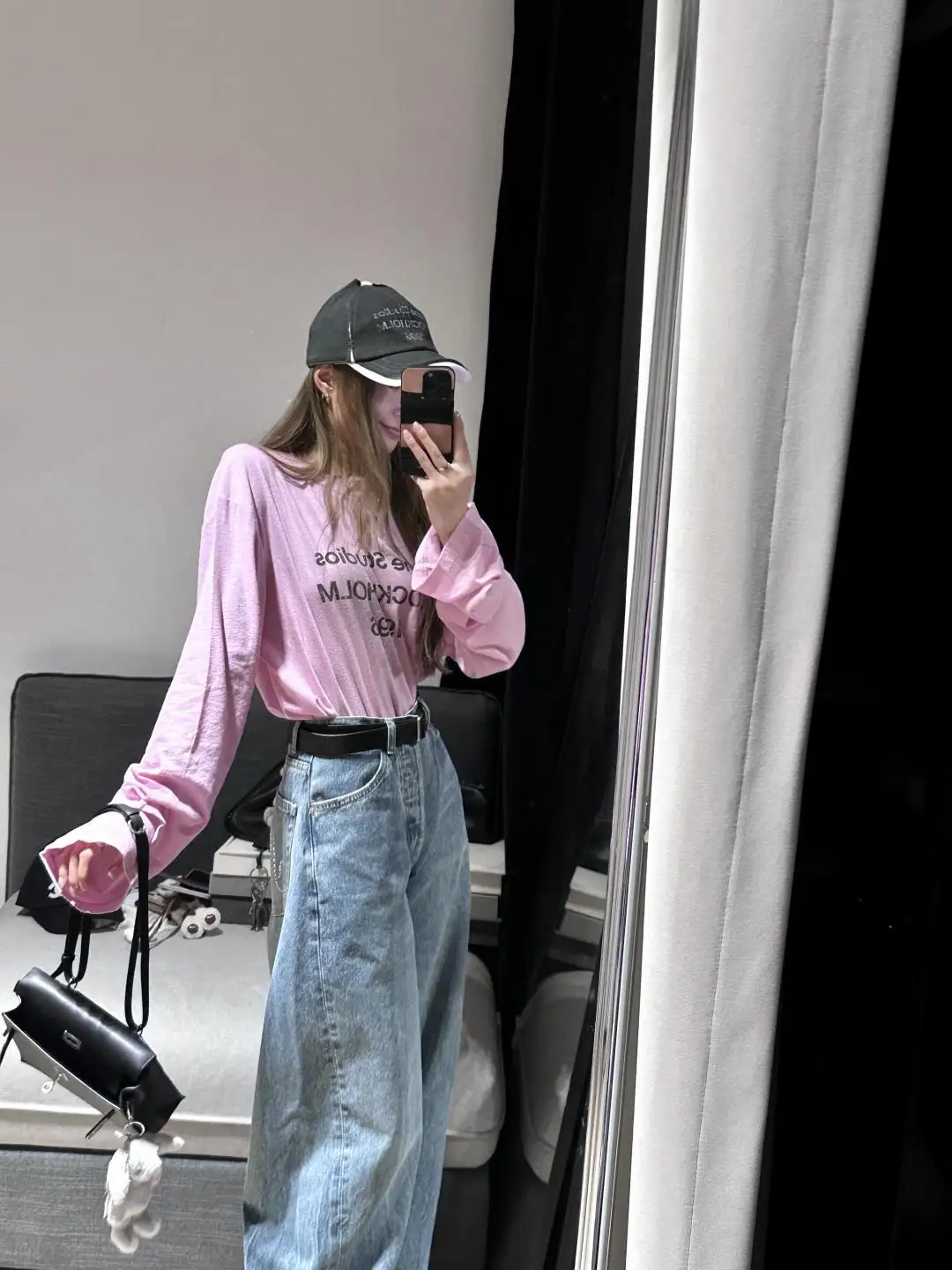 1996 Logo Print Slub Cotton Long-Sleeve T-Shirt D13023708 — view 51