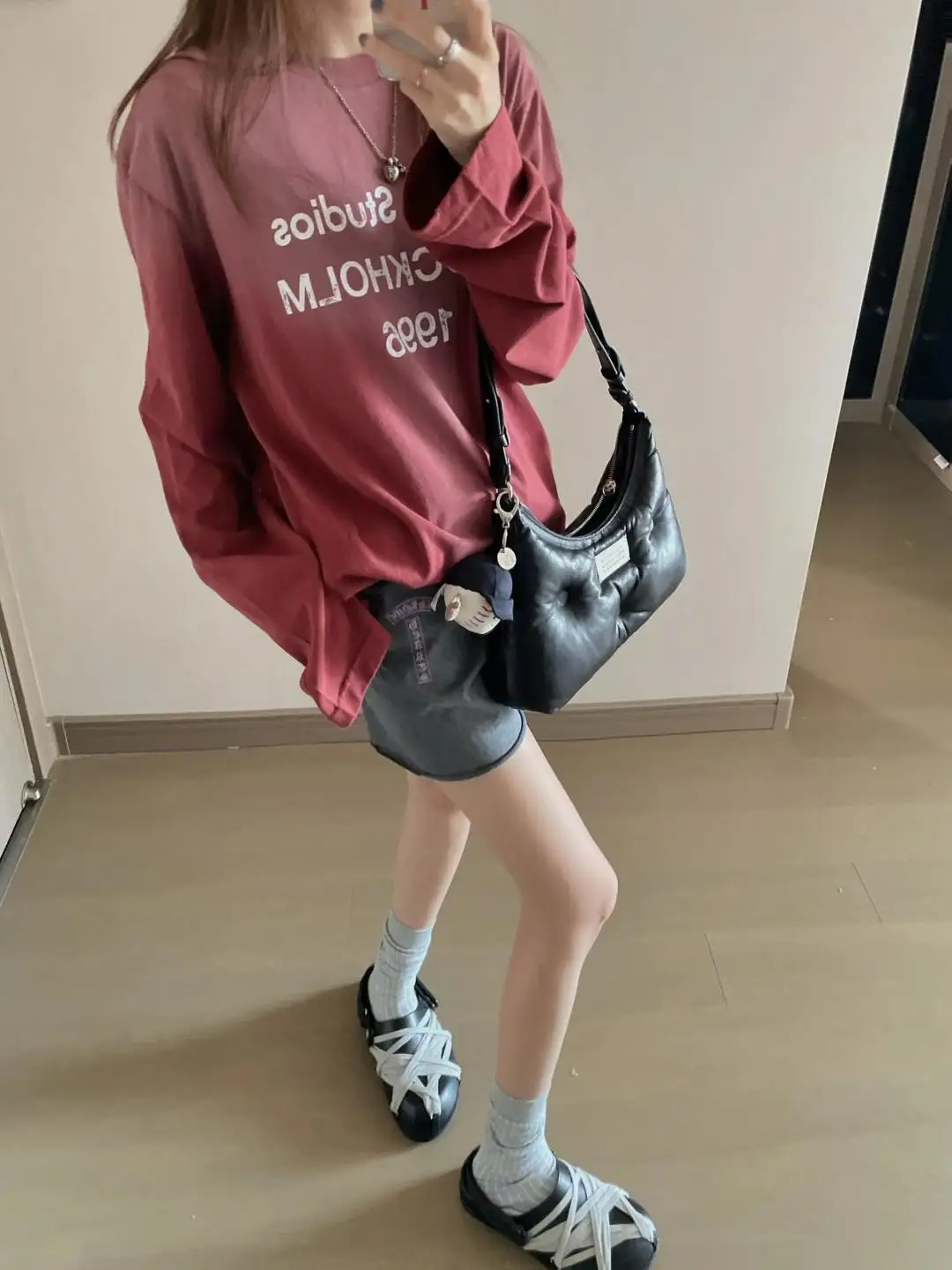 1996 Logo Print Slub Cotton Long-Sleeve T-Shirt D13023708 — view 57