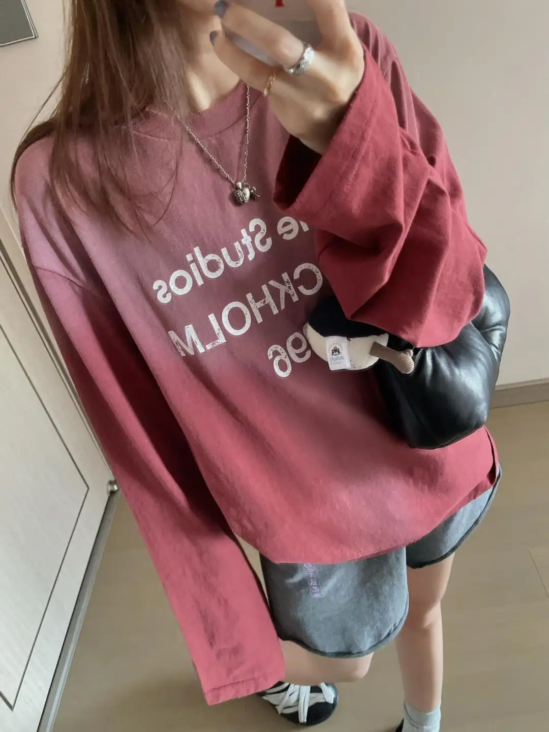 1996 Logo Print Slub Cotton Long-Sleeve T-Shirt D13023708 — view 59