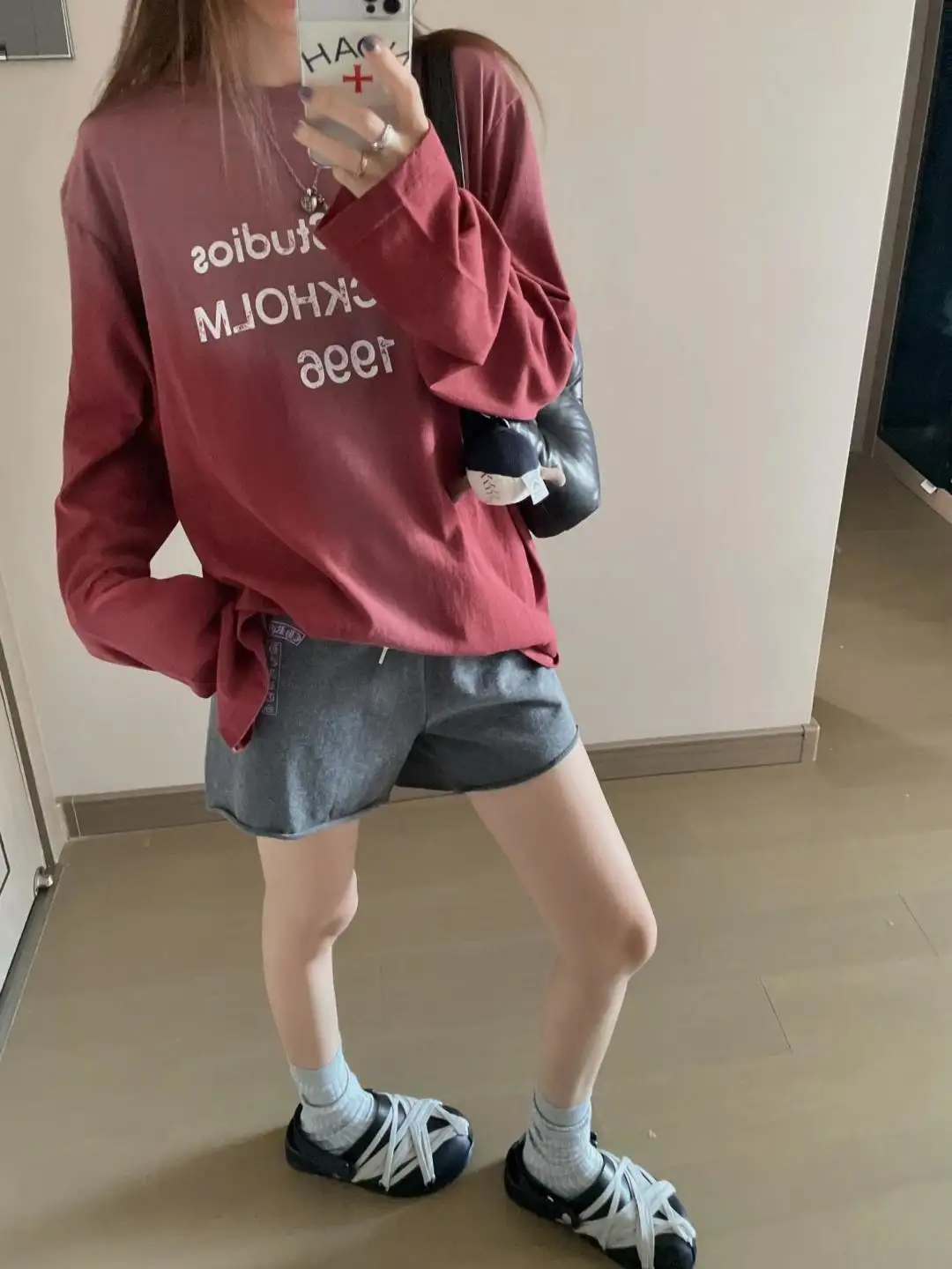 1996 Logo Print Slub Cotton Long-Sleeve T-Shirt D13023708 — view 60
