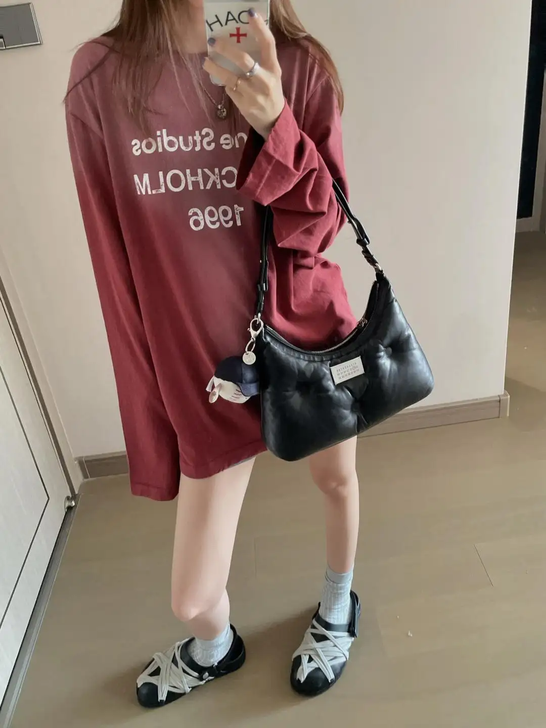 1996 Logo Print Slub Cotton Long-Sleeve T-Shirt D13023708 — view 62