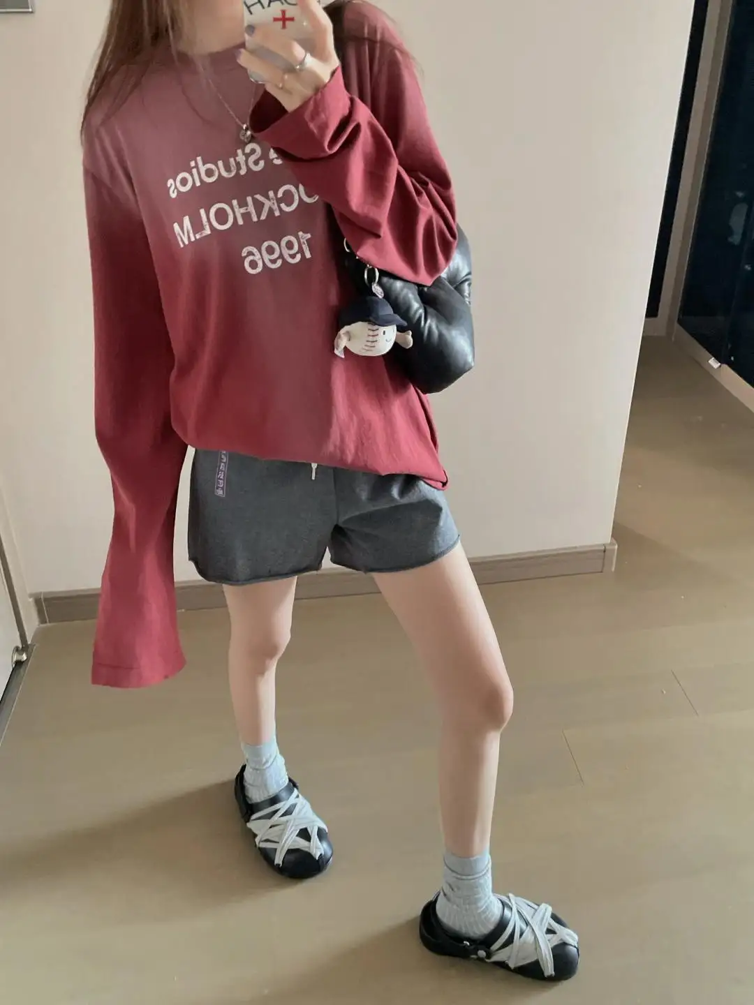 1996 Logo Print Slub Cotton Long-Sleeve T-Shirt D13023708 — view 63
