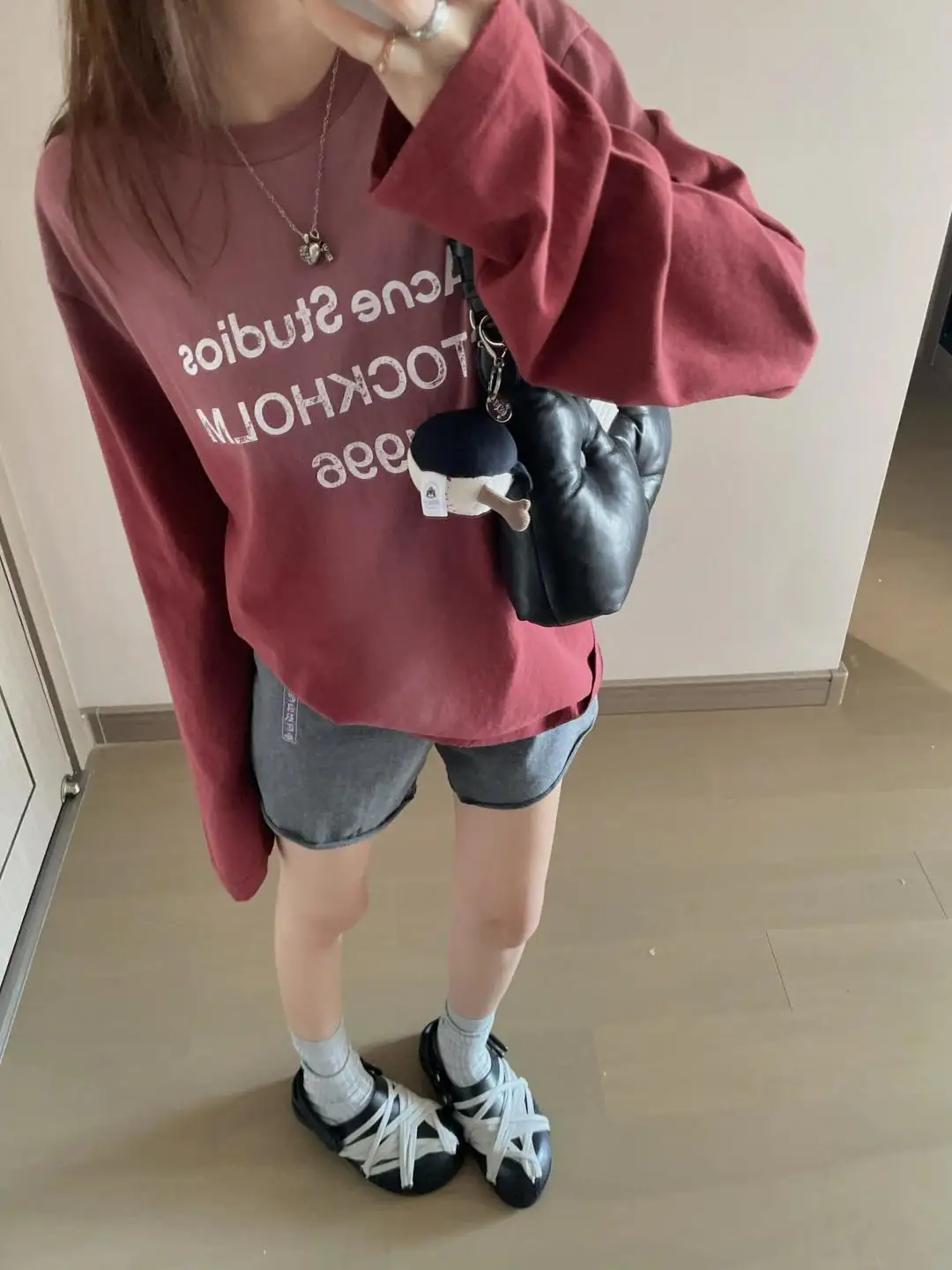 1996 Logo Print Slub Cotton Long-Sleeve T-Shirt D13023708 — view 64