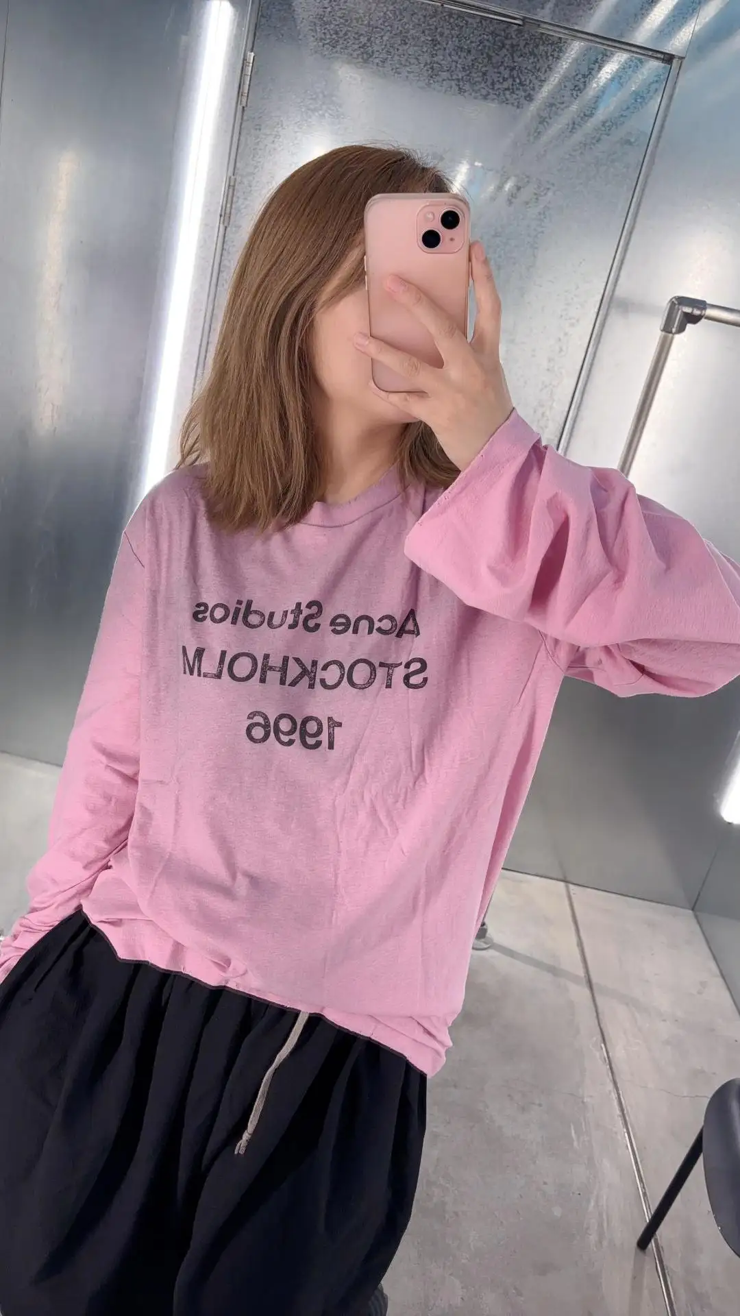 1996 Logo Print Slub Cotton Long-Sleeve T-Shirt D13023708 — view 82
