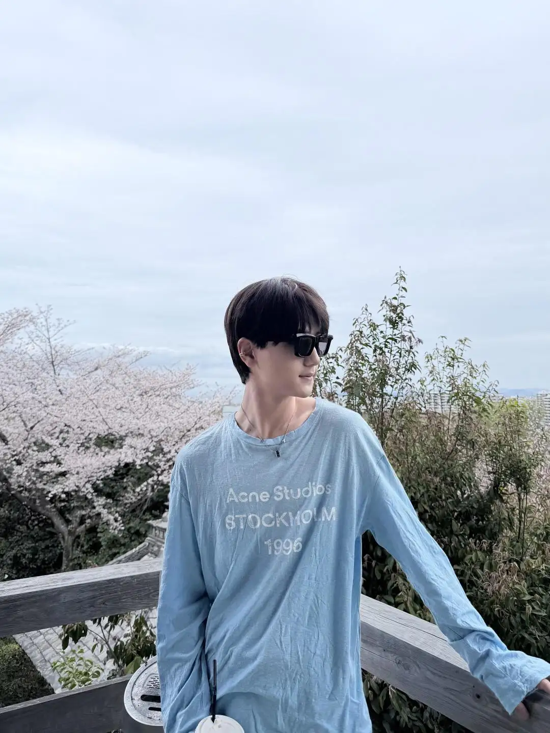 1996 Logo Print Slub Cotton Long-Sleeve T-Shirt D13023708 — view 102