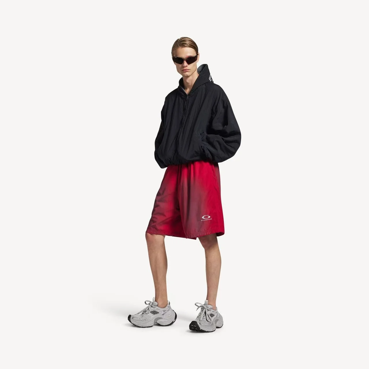 Basketball Embroidered Mesh-Lined Shorts D19018623 — view 12